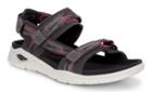Ecco X-trinsic. Flat Sandal Size 5-5.5 Black
