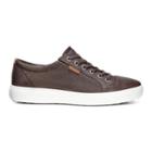Ecco Mens Soft 7 Perf Tie Sneakers Size 5-5.5 Coffee