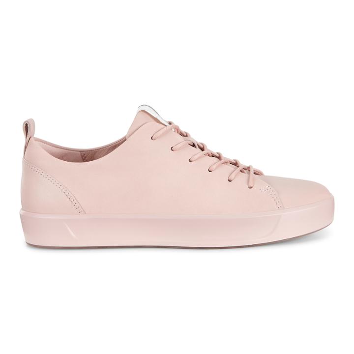 Ecco Womens Soft 8 Tie Sneakers Size 4-4.5 Rose Dust