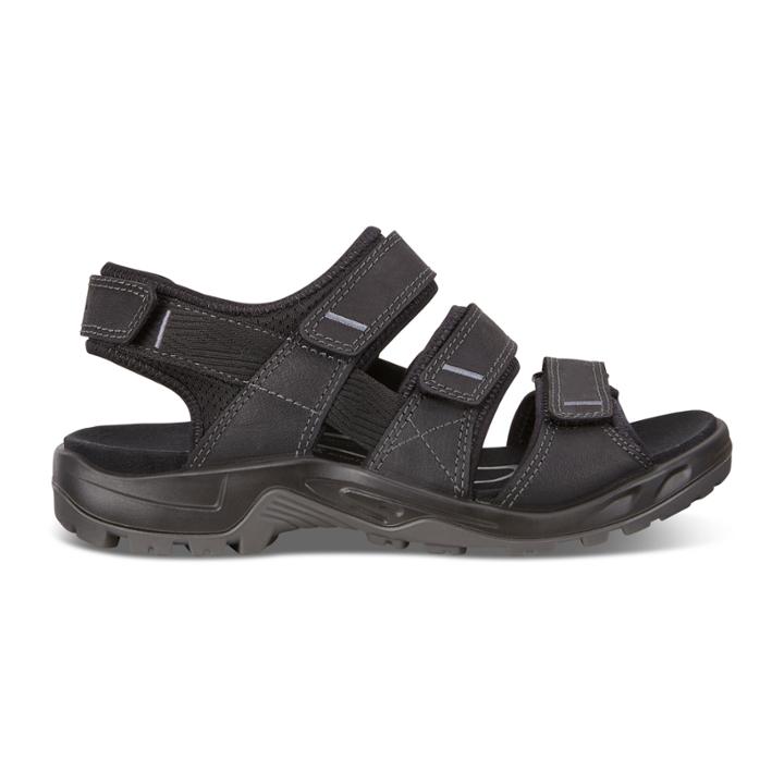 Ecco Offroad Flat Sandal Size 6-6.5 Black