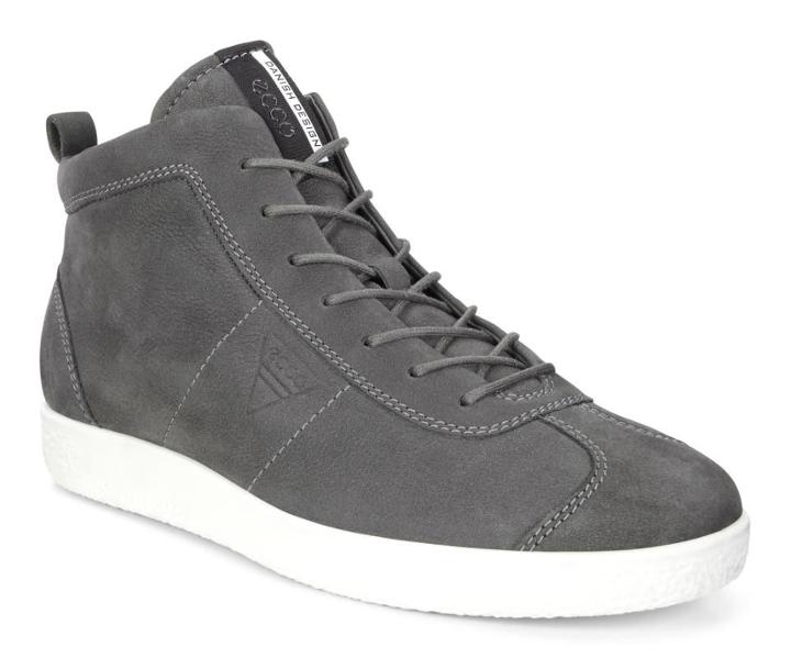 Ecco Men's Soft 1 High Top Boots Size 8/8.5