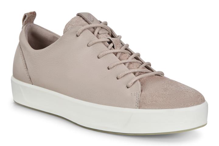 Ecco Womens Soft 8 Sneaker Size 4-4.5 Grey Rose