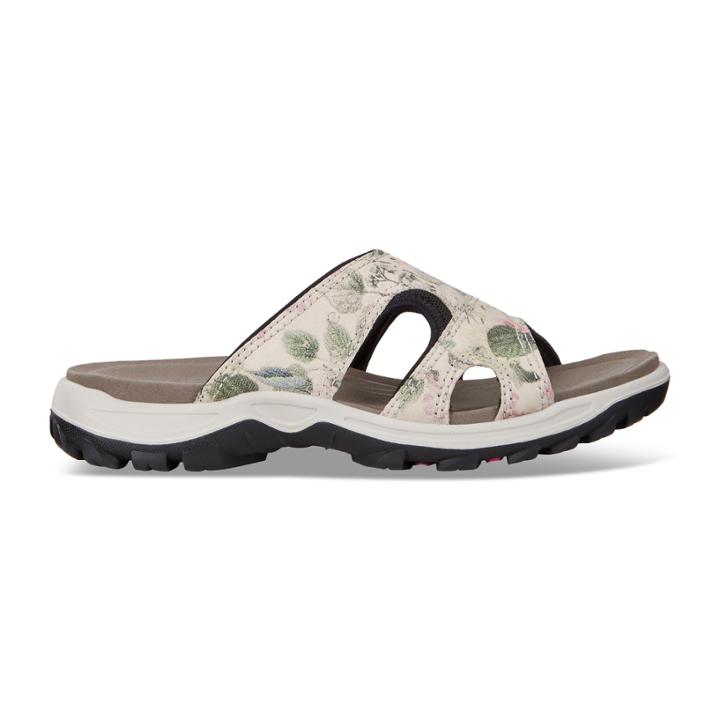 Ecco Womens Offroad Lite Slide Sandals Size 5.5 Limestone