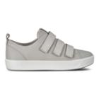 Ecco Womens Soft 8 3 Strap Sneakers Size 6-6.5 Concrete