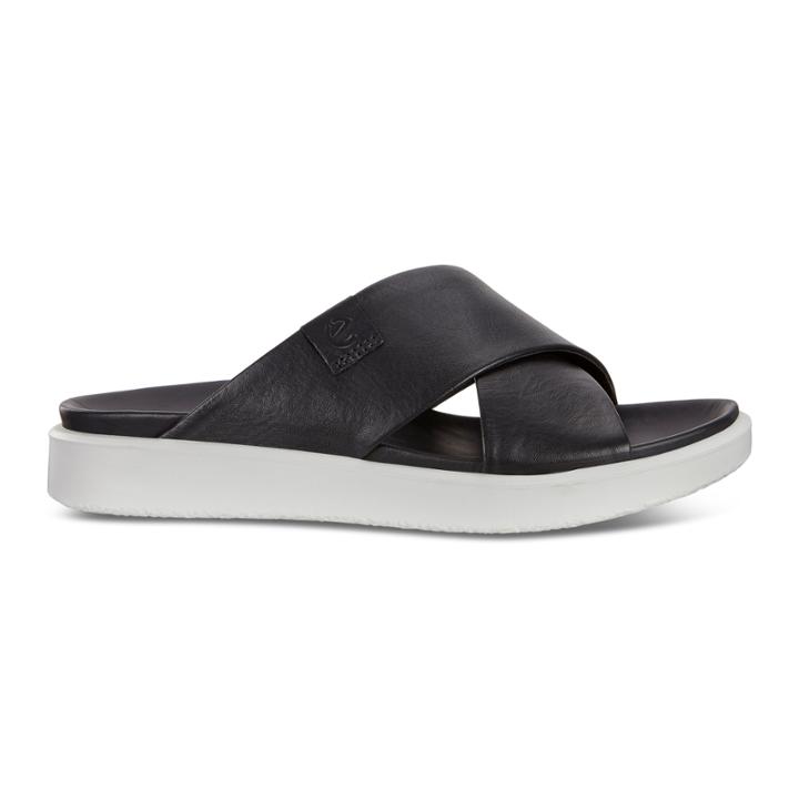 Ecco Flowt Lx W Slide Sandals Size 6-6.5 Black