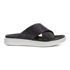 Ecco Flowt Lx W Slide Sandals Size 6-6.5 Black