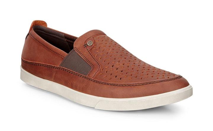 Ecco Men's Collin Perf Slip On Shoes Size 6/6.5