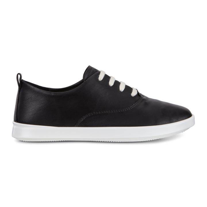 Ecco Leisure Tie Sneakers Size 4-4.5 Black
