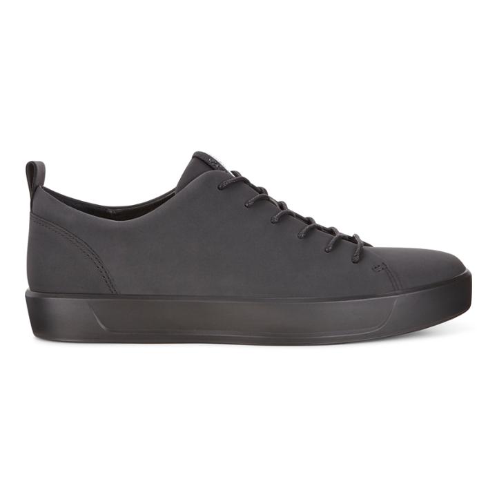 Ecco Mens Soft 8 Tie Sneakers Size 6-6.5 Black
