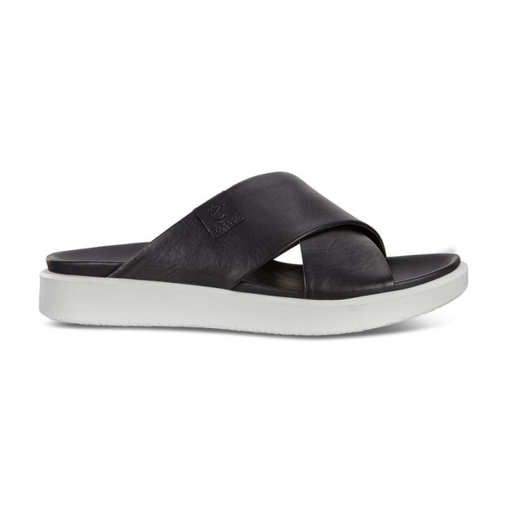 Ecco Flowt Lx W Slide Sandals Size 8-8.5 Black