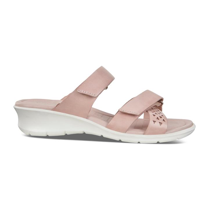 Ecco Felicia Sandal Heeled San Size 5-5.5 Rose Dust