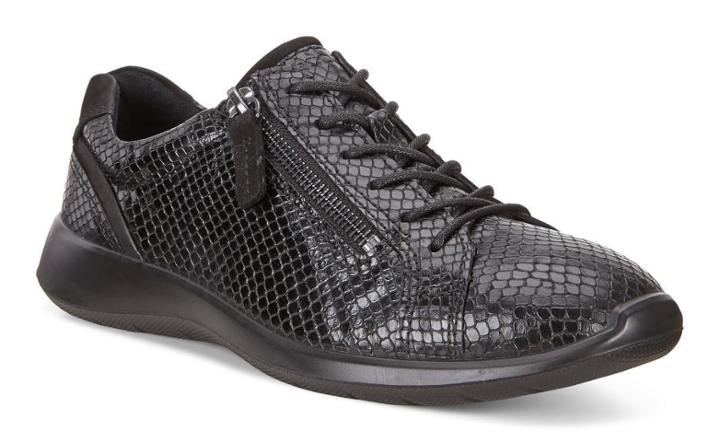 Ecco Women's Soft 5 Side Zip Sneaker Shoes Size 5/5.5