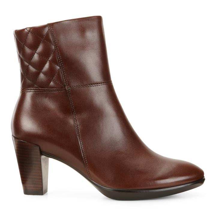 Ecco Shape 55 Plateau Zip Boot Size 11-11.5 Mink