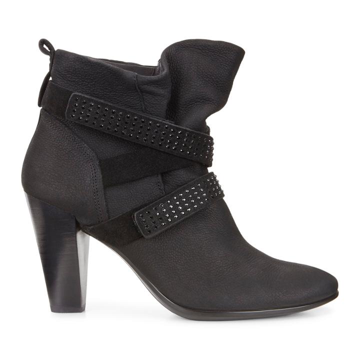 Ecco Shape 75 Slouch Boot Size 8-8.5 Black