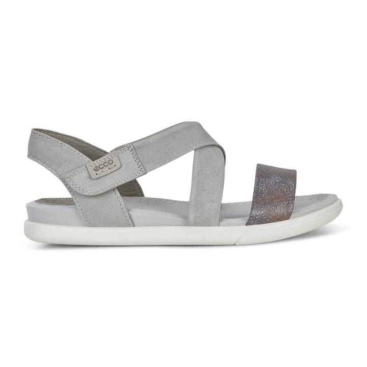 Ecco Damara Crisscross Sandal Size 8-8.5 Wild Dove