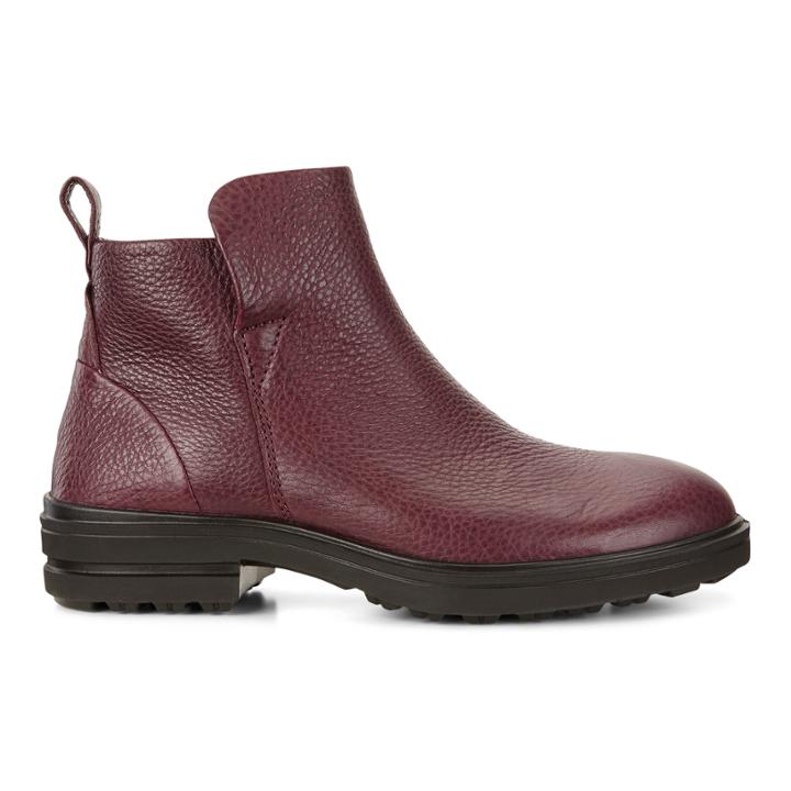 Ecco Zoe Zip Ankle Boot Size 7-7.5 Bordeaux