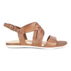 Ecco Touch Braided Sandal Size 10-10.5 Whisky