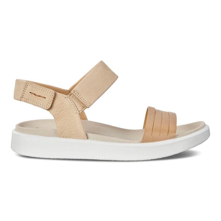 Ecco Flowt W Flat Sandal Size 4-4.5 Powder