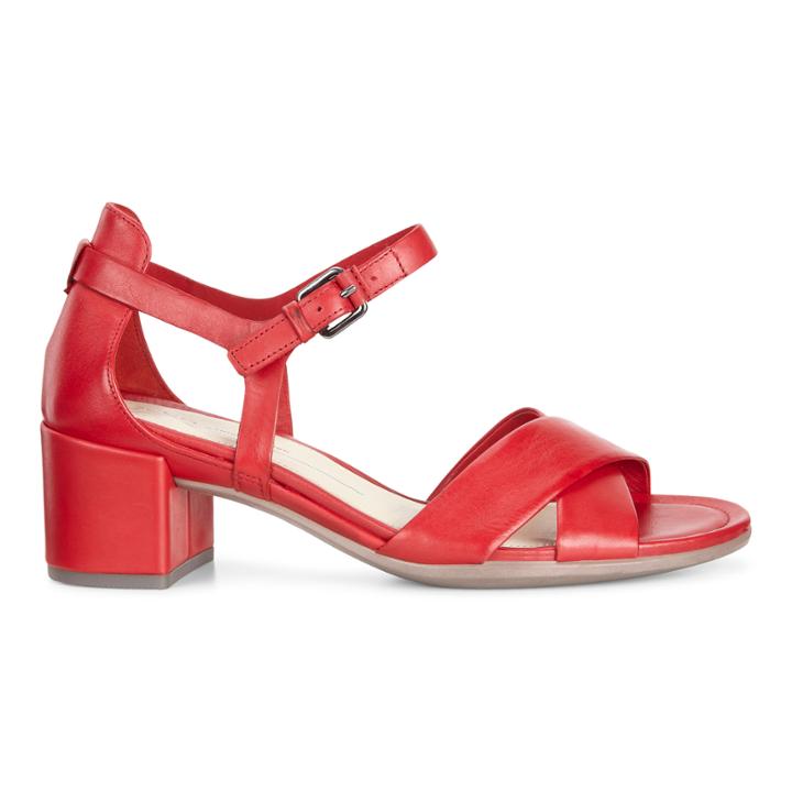 Ecco Shape 35 Block Sandal Size 10-10.5 Chili Red