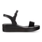 Ecco Touch Sandal Plateau Size 11-11.5 Black