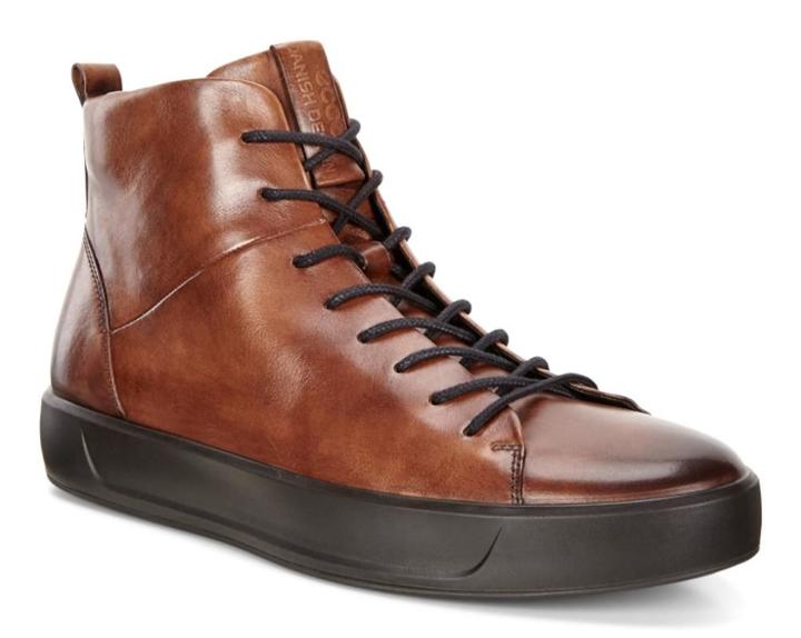 Ecco Men's Soft 8 Street High Boots Size 5/5.5