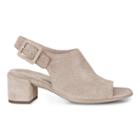 Ecco Shape 35 Block Slingback Sandals Size 4-4.5 Dune