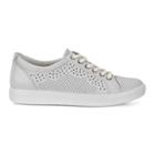 Ecco Womens Soft 7 Trend Tie Sneakers Size 4-4.5 Shadow White