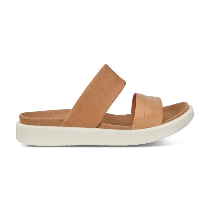 Ecco Flowt W Flat Sandal Size 5-5.5 Lion
