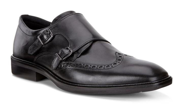 Ecco Men's Illinois Monk Strap Shoes Size 5/5.5