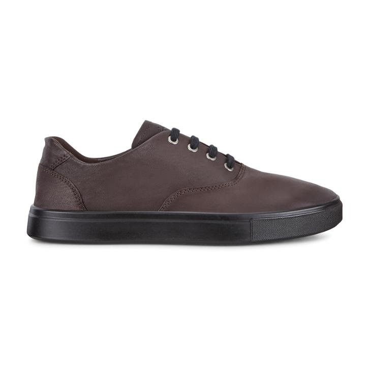 Ecco Kyle Casual Tie Sneakers Size 5-5.5 Coffee