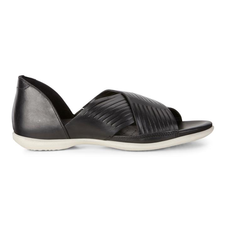Ecco Flash Crisscross Sandal Size 4-4.5 Black