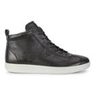 Ecco Mens Soft 1 High Top Sneakers Size 8-8.5 Black