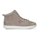 Ecco Womens Soft 1 High Top Sneakers Size 4-4.5 Warm Grey