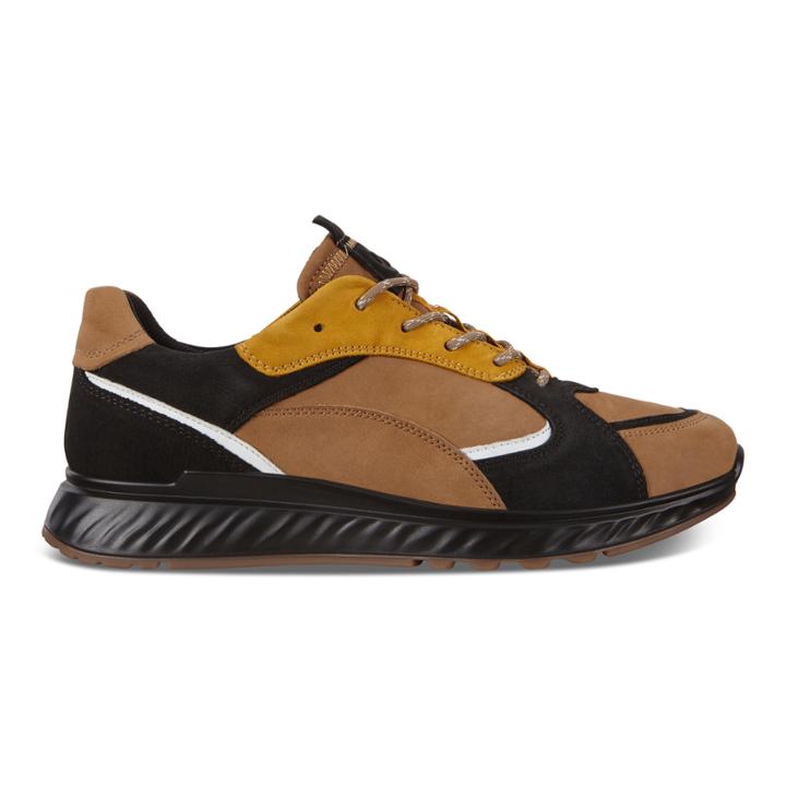 Ecco St.1 M Sneakers Size 5-5.5 Camel Black White Oak
