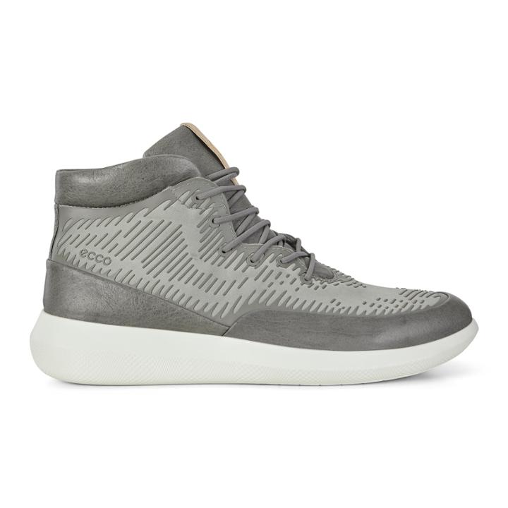 Ecco Mens Scinapse High Sneakers Size 5-5.5 Wild Dove