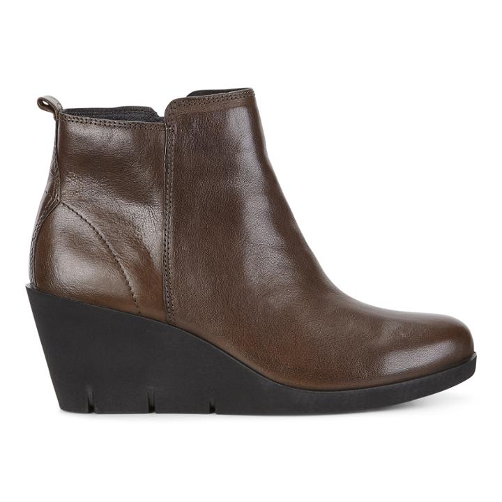 Ecco Bella Wedge Bootie Size 5-5.5 Tarmac