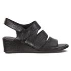 Ecco Shape 35 Wedge Sandal Hee Size 5-5.5 Black