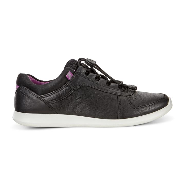 Ecco Sense Toggle Sneakers Size 4-4.5 Black
