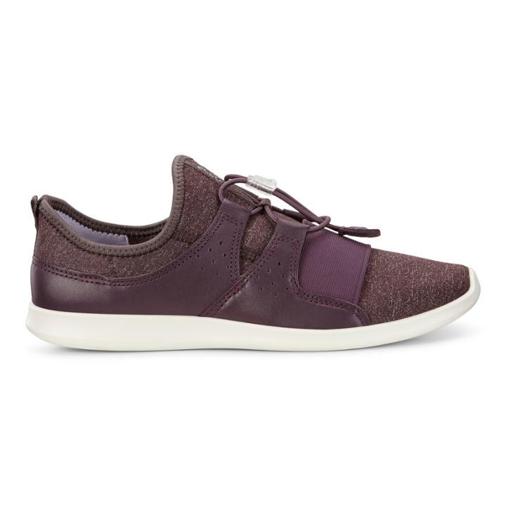 Ecco Sense Elastic Toggle Sneakers Size 4-4.5 Mauve
