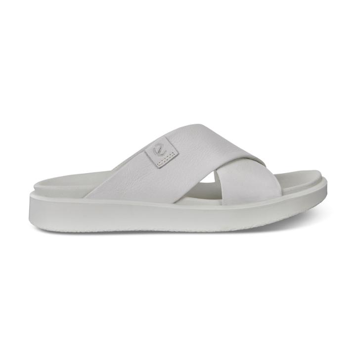 Ecco Flowt Lx W Slide Sandals Size 8-8.5 White