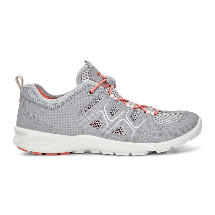 Ecco Womens Terracruise Sneakers Size 5-5.5 Silver Grey