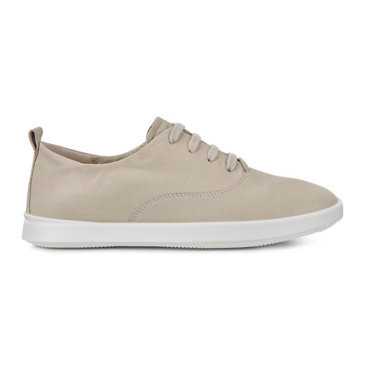 Ecco Leisure Tie Sneakers Size 9-9.5 Gravel