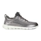 Ecco Womens Intrinsic Sneaker Size 4-4.5 Dark Shadow Metallic