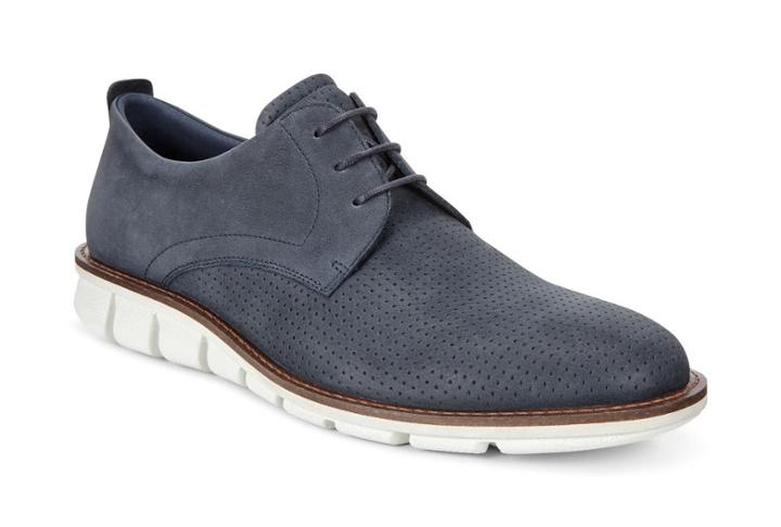 Ecco Men's Jeremy Perforated Tie Shoes Size 39