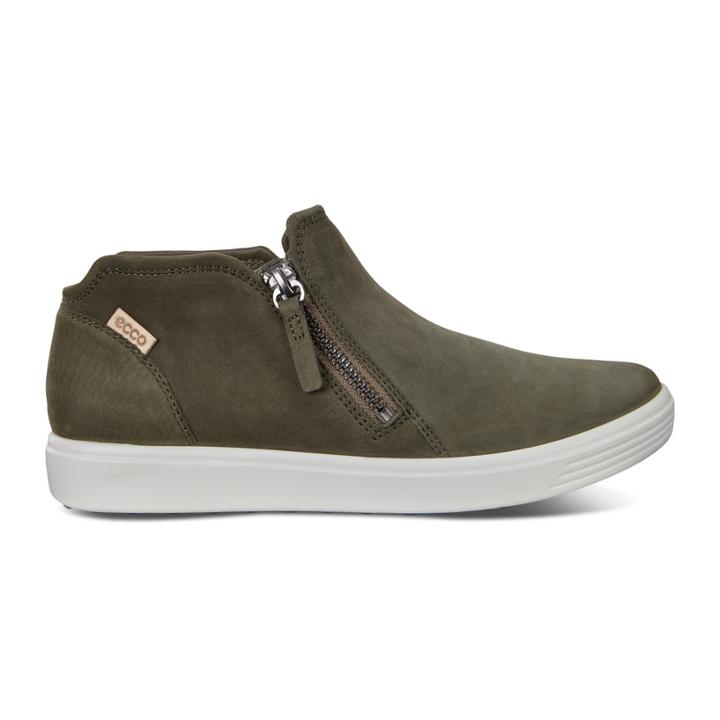 Ecco Womens Soft 7 Low Bootie Size 4-4.5 Deep Forest