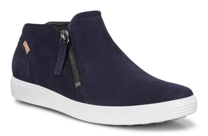 Ecco Womens Soft 7 Low Bootie Size 4-4.5 Night Sky