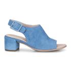 Ecco Shape 35 Block Slingback Sandals Size 4-4.5 Indigo