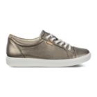 Ecco Womens Soft 7 Sneaker Size 6-6.5 Black Stone Metallic