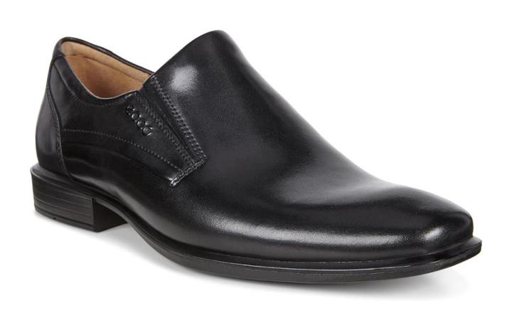 Ecco Men's Cairo Plain Toe Slip On Shoes Size 42