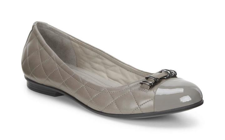 Ecco Women's Touch Quilted Ballerina Shoes Size 39